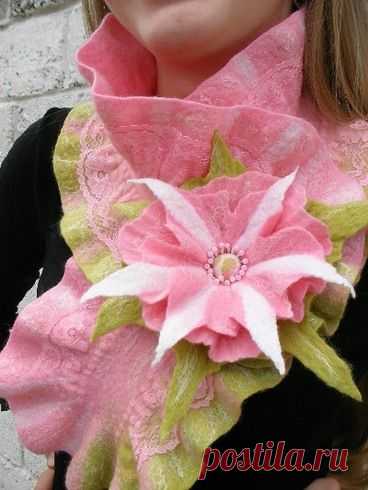 МК Раскладка горжетки с кружевом - Ярмарка Мастеров - ручная работа, handmade