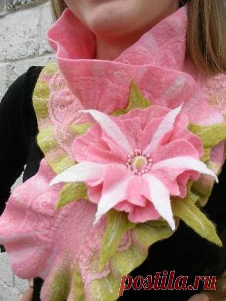 МК Раскладка горжетки с кружевом - Ярмарка Мастеров - ручная работа, handmade