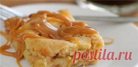 Брауни с яблоками