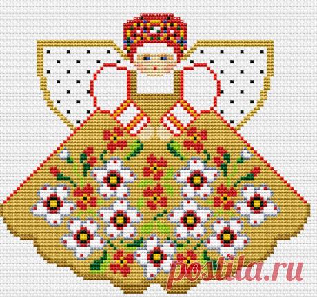 #вышивка #схемы #рукоделие #handmade #хомячки #clubrucodelnic #Ангелы #Для_кухни