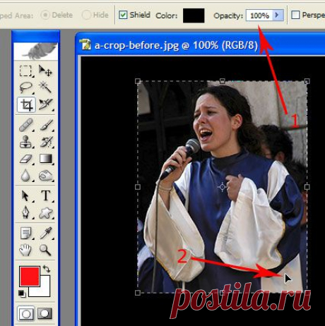 Правильное кадрирование (crop) -> Demiart