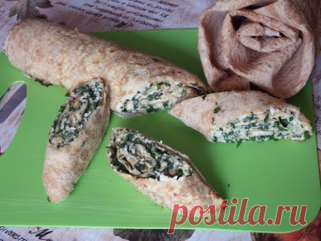 Рулет из лаваша. Самая простая начинка.