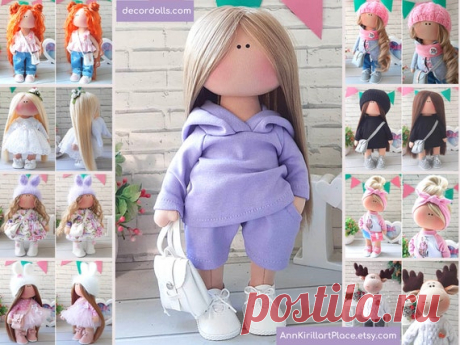 Tilda Doll Handmade Art Rag Doll Nursery Design Doll | Etsy Hello dear visitors!  This is handmade cloth doll created by Master Olga S. (Karaganda, Kazakhstan).  All dolls stated on the photo are mady by artist Olga. You can find them in our shop searching by artist name.  Doll is 25 cm (9.8 inch) tall and made of only quality materials.  Such dolls and toys