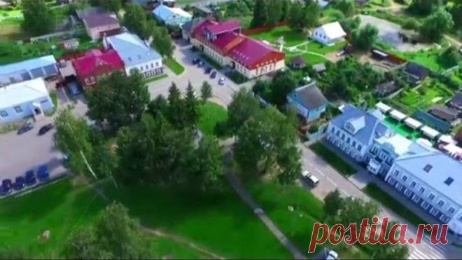 Село Вятское. Аэросъемка.