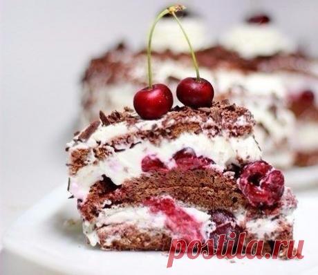 ТОРТ ШВАРЦВАЛЬДСКАЯ ВИШНЯ ИЛИ ЧЕРНЫЙ ЛЕС