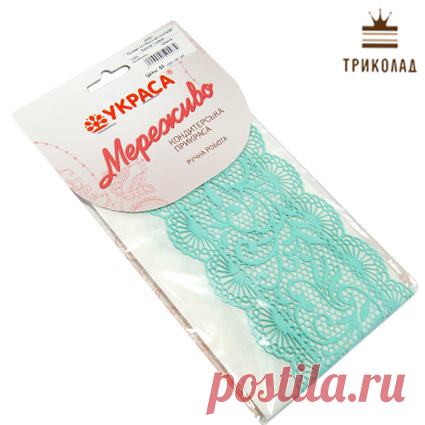 Кружево из гибкого айсинга №355 бирюза, 