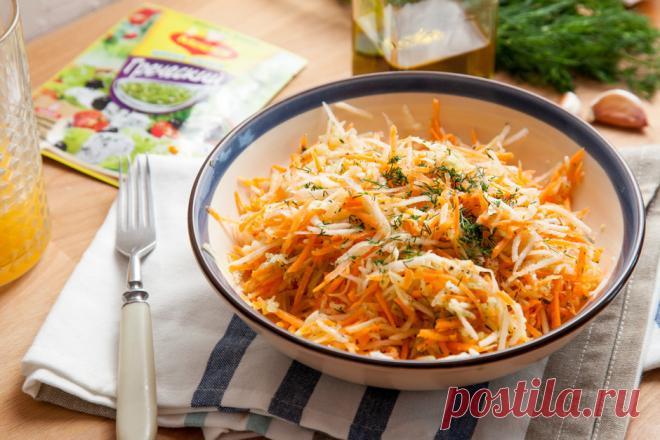 Хрустящий салат с овощами и пряными травами - пошаговый рецепт с фото - как приготовить, ингредиенты, состав, время приготовления - Леди Mail.Ru