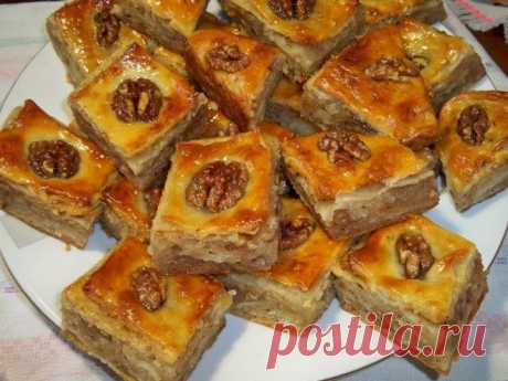 Домашняя ореховая пахлава