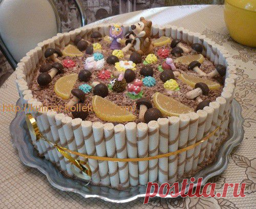 Рецепт торта Маша и Медведь от Эллы Проскуриной.