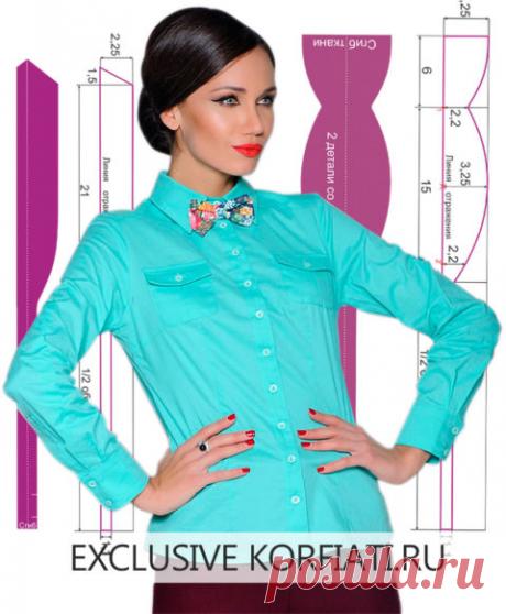 Галстук-бабочка своими руками - выкройки А. Корфиати