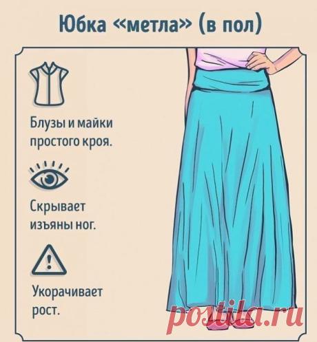 Учимся одеваться стильно: с чем комбинировать разные виды юбок
