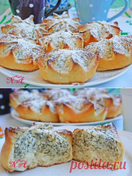 Булочки с маком : Выпечка сладкая