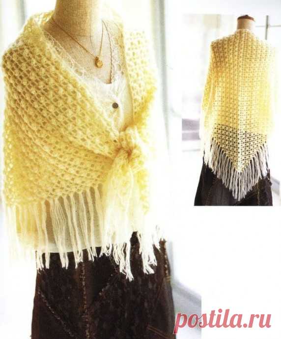 Теплая шаль, согревающая в холодные вечера