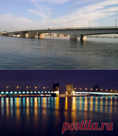 Разводные мосты Санкт-Петербурга . Мост Александра Невского.