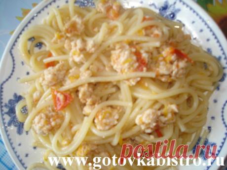 Спагетти с фаршем