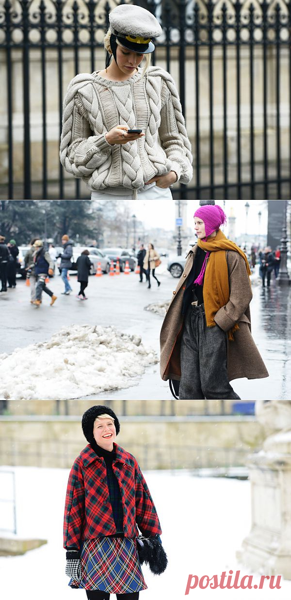 Женский зимний стрит стайл (трафик) / Street Style / Модный сайт о стильной переделке одежды и интерьера