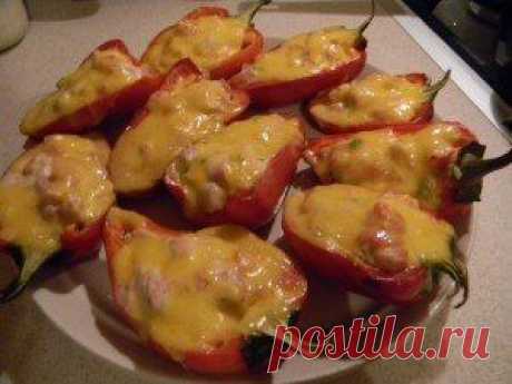 Перец фаршированный куриным филе