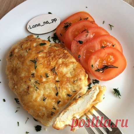 Куриное филе в сырном кляре на ужин
