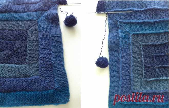 Вяжем плед «по спирали» | SIBKNITTING // Канал о вязании | Яндекс Дзен