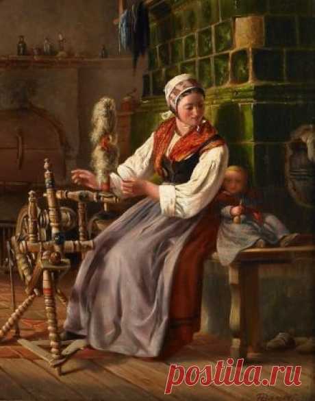 hermann_bayer_mutter_mit_kind_am_spinnrad.jpg (605×768)