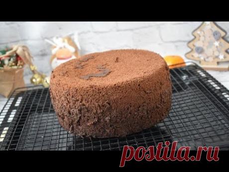 Шоколадный шифоновый бисквит. Шоколадный бисквит в мультиварке. Бисквит для торта.