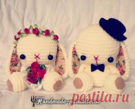 Жених и невеста. Кролики амигуруми - Handmade-Paradise