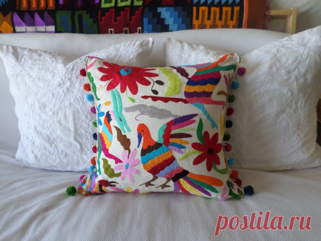 Funda de cojin decorativo otomi Diferentes figuras a elegir - Etsy Chile