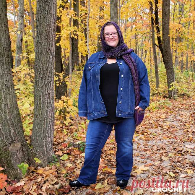 Ametrine Hooded Pocket Scarf Pattern The Ametrine Hooded Pocket Scarf Pattern is my October Scarf of the Month Club CAL Pattern. This is a beginner-friendly pocket scarf.