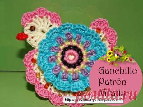 Деликатности в вязание крючком Габриэла: Кухня ; Аксессуар &quot;Курица&quot;