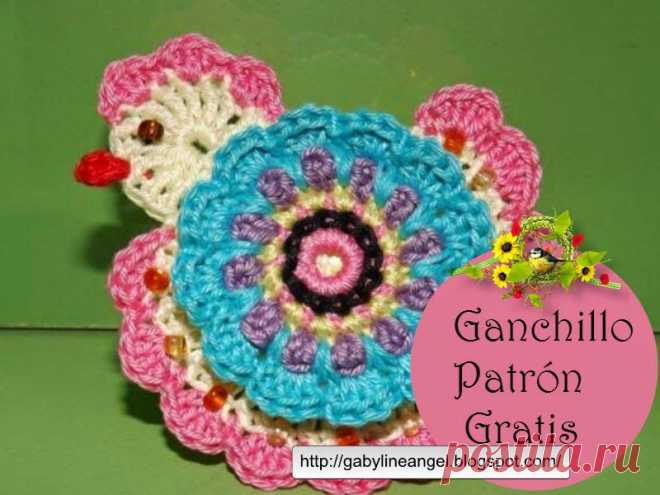 Деликатности в вязание крючком Габриэла: Кухня ; Аксессуар "Курица"