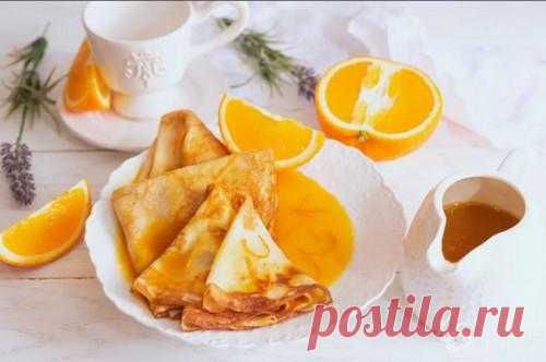 Креп Сюзетт – простой рецепт с апельсиновым соусом