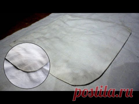 Потайной пришив кармана