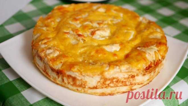 Нежнейший мясной пирог без возни и волокиты с тестом