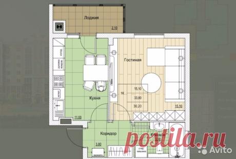 1-к квартира, 36 м², 6/7 эт. - купить, продать, сдать или снять в Калининградской области на Avito — Объявления на сайте Avito