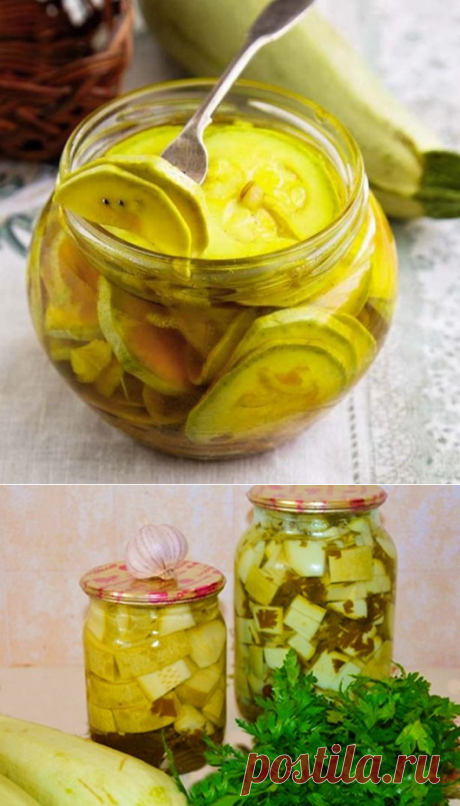 Домашние заготовки из кабачков