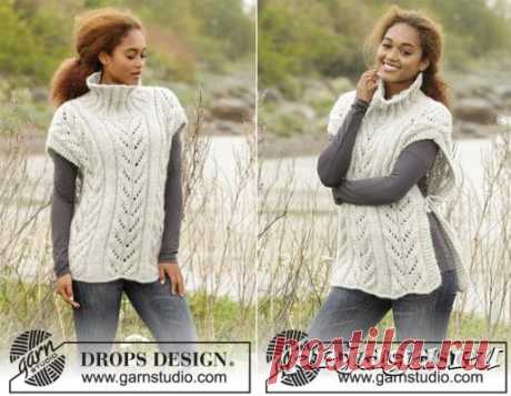 Женское пончо и болеро спицами или крючком