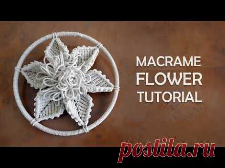 Macrame Flower Pattern DIY Macrame Wall Hanging