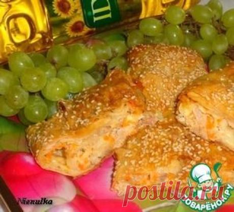 "Фаршированный" лаваш с курицей и виноградом "Осенняя изюминка" - кулинарный рецепт