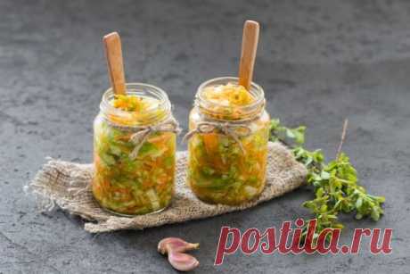Солянка с огурцами и капустой на зиму в банках — Сад Заготовка