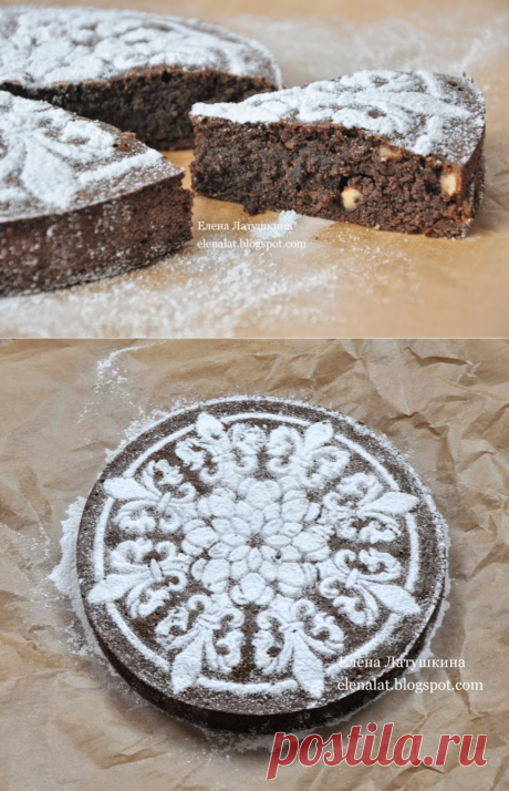 Sweet and not Sweet: Черемуховый пирог с миндалем и грецкими орехами