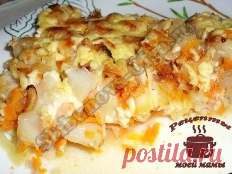 Рыба в духовке с сыром и овощами | Рецепты моей мамы