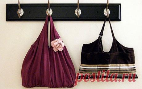 Модные сумки своими руками (мастер-классы) из маек