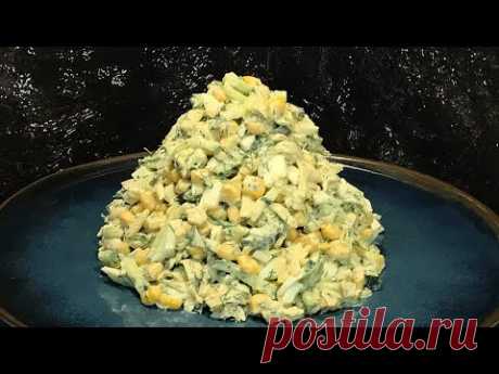 БЕЗ мяса, колбасы и майонеза! Очень вкусный салат "ОДЕССА" из самых простых продуктов! Лёгкий салат