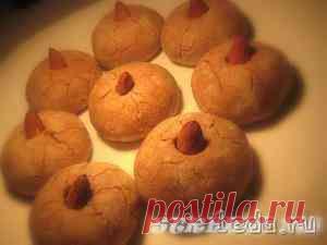 Сахарное печенье с миндалём. » Рецепты