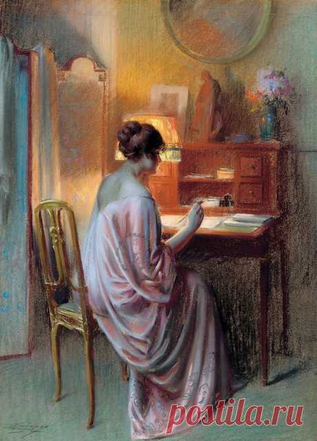 Что же такое будуар?... Delphin Enjolras (French, 1857-1945)... АукционноНюБудуарное... (часть-1)