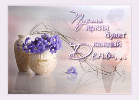 Желаю за мечтой идти,
Не унывать и не сдаваться,
И не сворачивать с пути,
Всегда успеха добиваться.