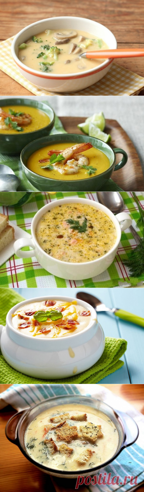 6 простых и безумно вкусных сырных супов