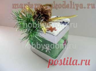 поделки из пластиковых бутылок: Коробочка "Сердечко"