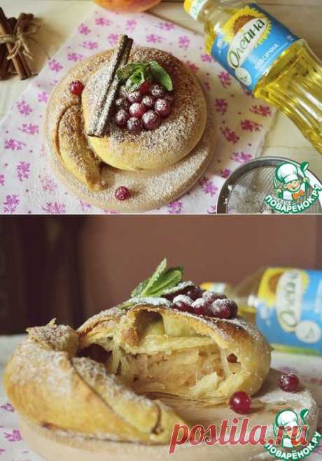 Вертута с яблоками и изюмом - кулинарный рецепт