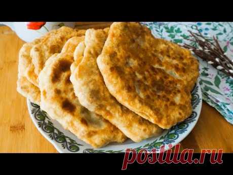 Лепёшки-плацинды с мясом! Пошаговый видео рецепт, всё получится даже у начинающих!